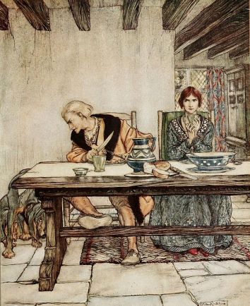 Lord Randal, Arthur Rackham, 1919